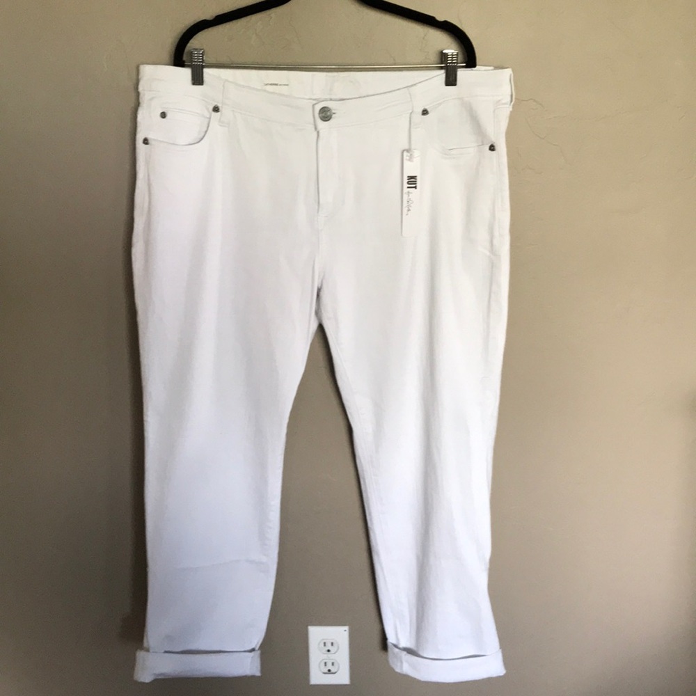 KUT from the Kloth White Jeans